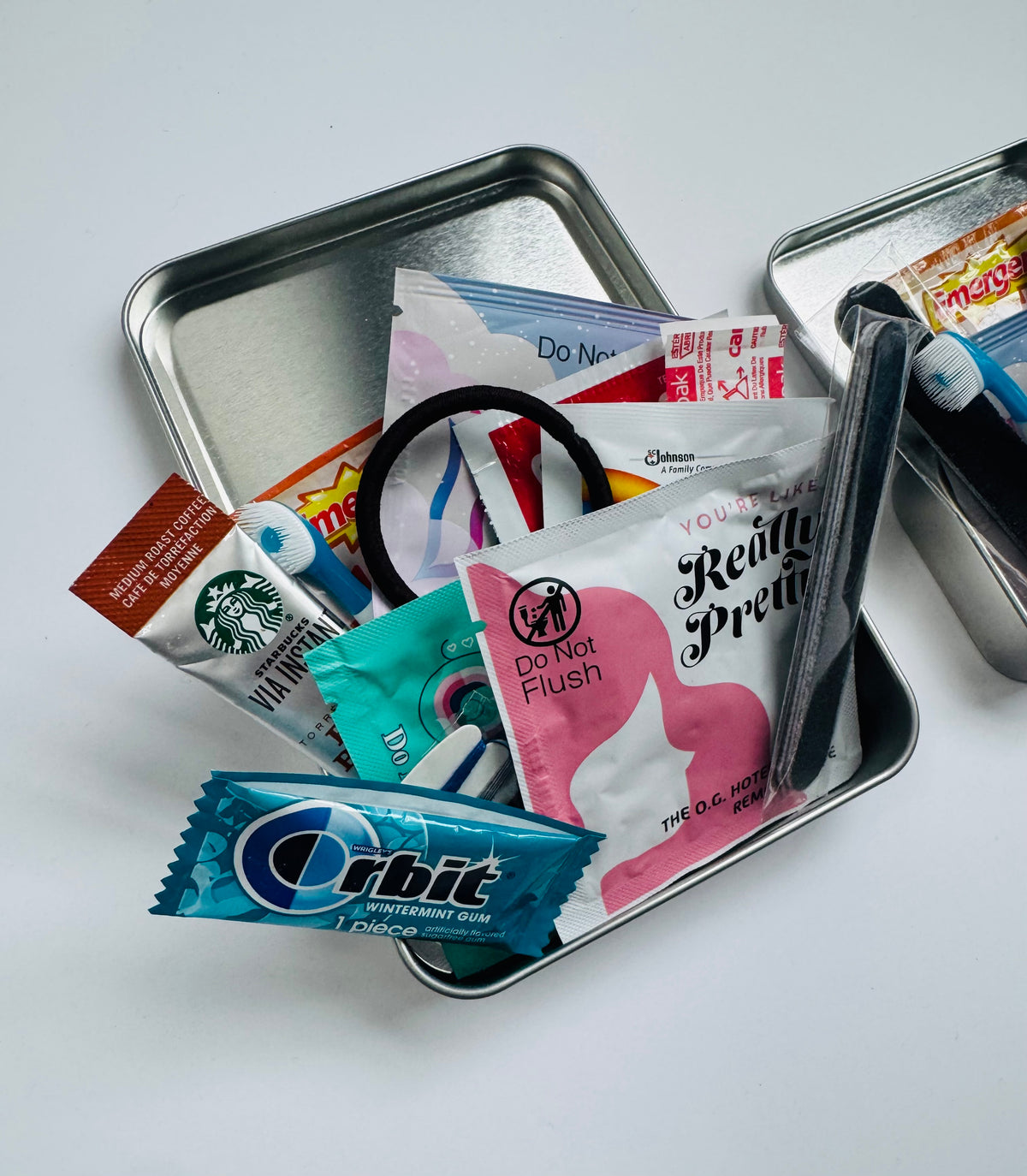 Let's Get Lit Holiday Party Survival Kit in a Tin